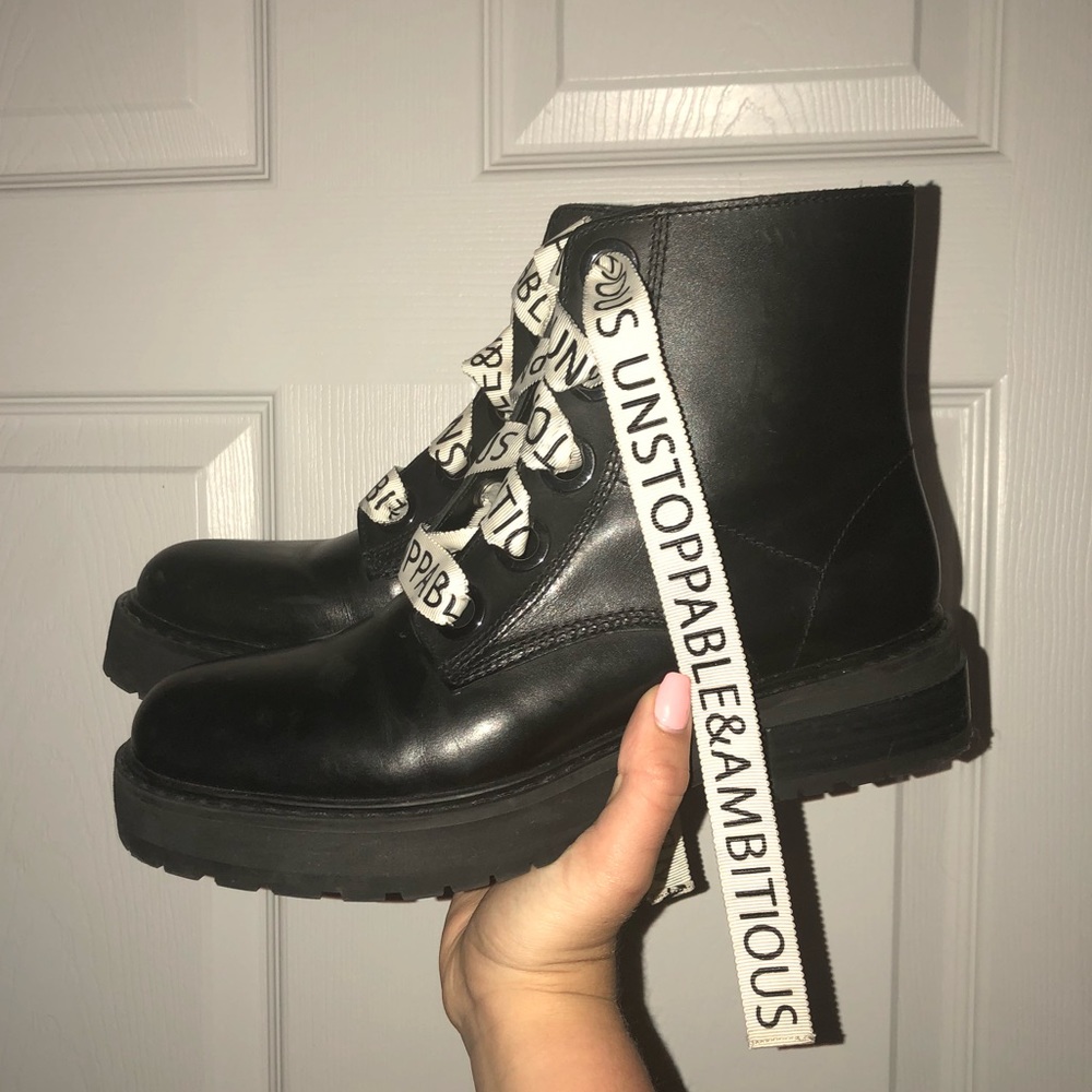 Unstoppable Zara combat boots
